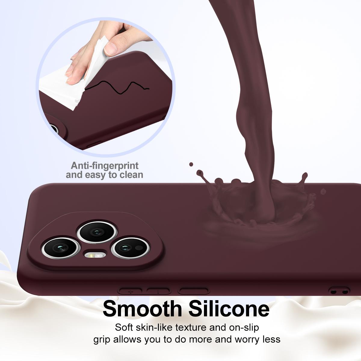 Honor 400 Pro Global 160.8mm Shockproof Silicone MagSafe Phone Case with Microfibre Lining Magnetic Cover