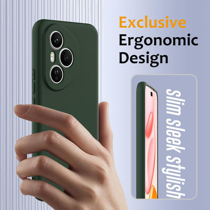 Honor 400 Pro Global 160.8mm Shockproof Silicone MagSafe Phone Case with Microfibre Lining Magnetic Cover