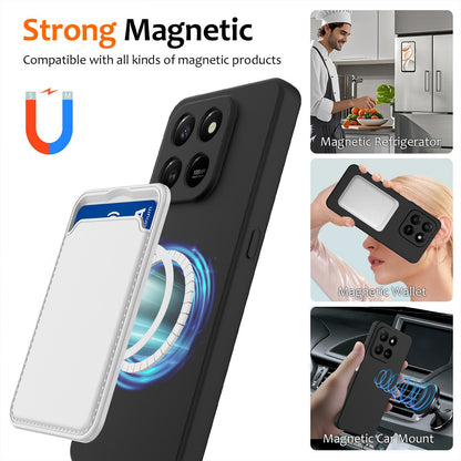 Honor 400 Smart Shockproof Silicone MagSafe Phone Case with Microfibre Lining Magnetic Cover