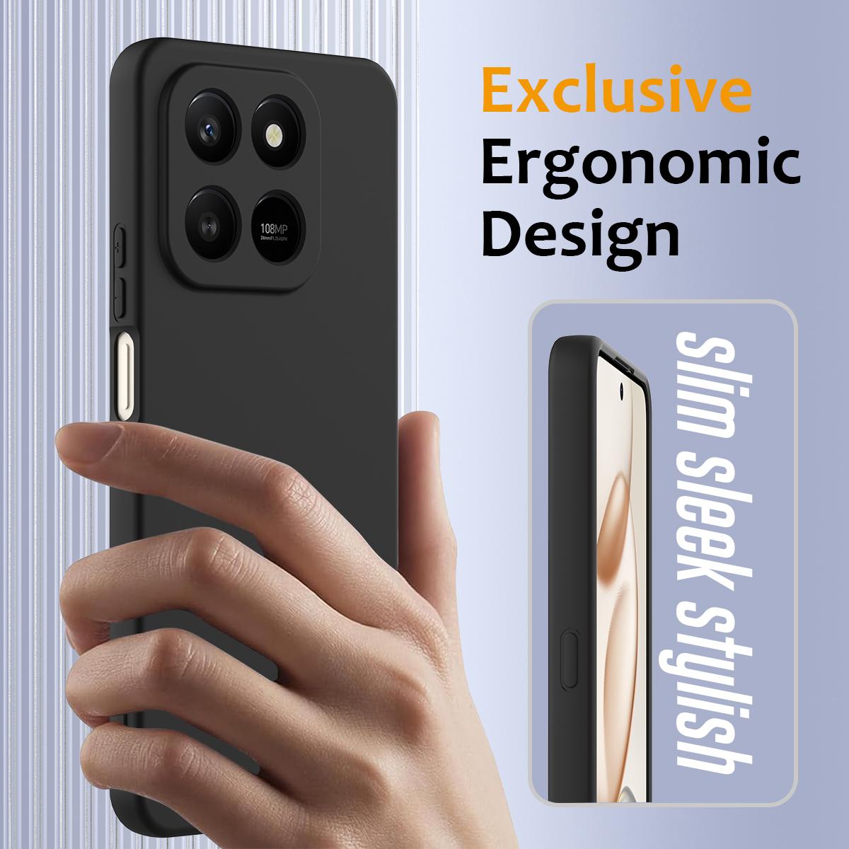 Honor X7d Shockproof Silicone MagSafe Phone Case with Microfibre Lining Magnetic Cover