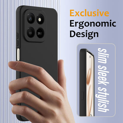 Honor X7d Shockproof Silicone MagSafe Phone Case with Microfibre Lining Magnetic Cover