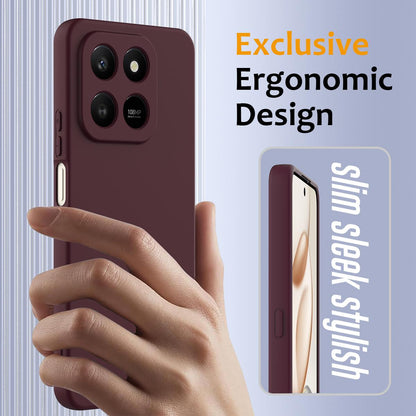 Honor X7d Shockproof Silicone MagSafe Phone Case with Microfibre Lining Magnetic Cover