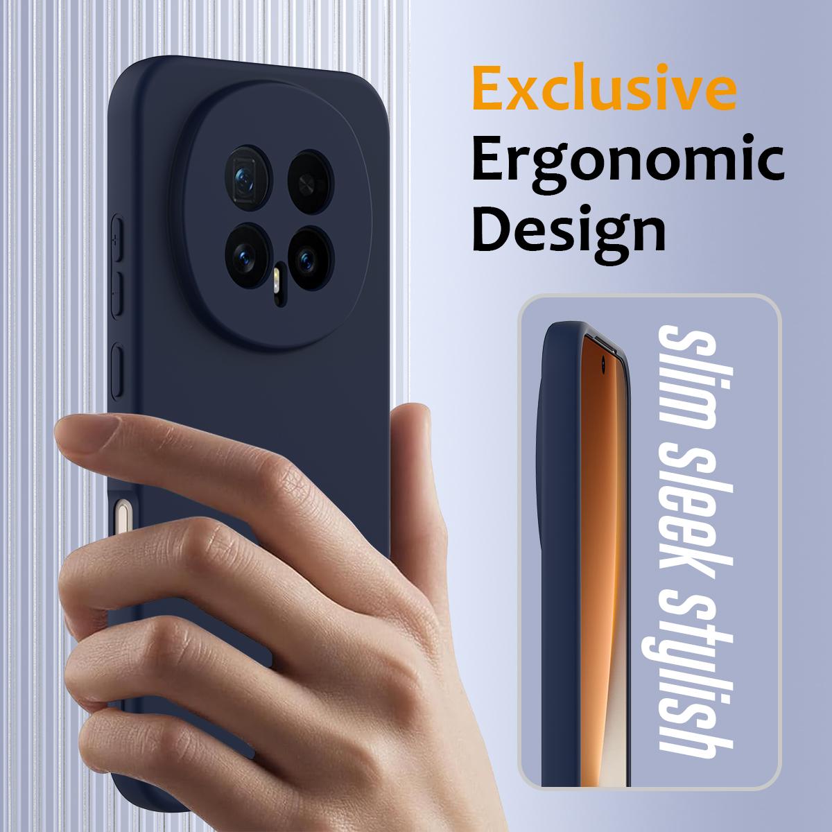 Honor Magic8 Shockproof Silicone MagSafe Phone Case with Microfibre Lining Magnetic Cover