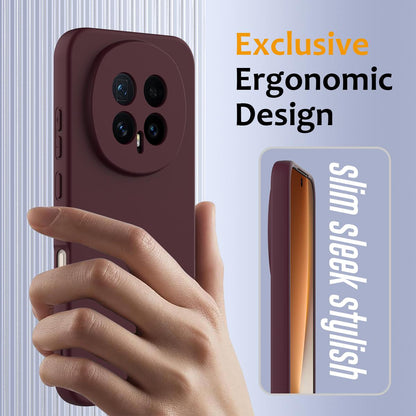 Honor Magic8 Shockproof Silicone MagSafe Phone Case with Microfibre Lining Magnetic Cover
