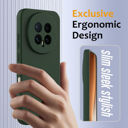 Honor Magic8 Shockproof Silicone MagSafe Phone Case with Microfibre Lining Magnetic Cover