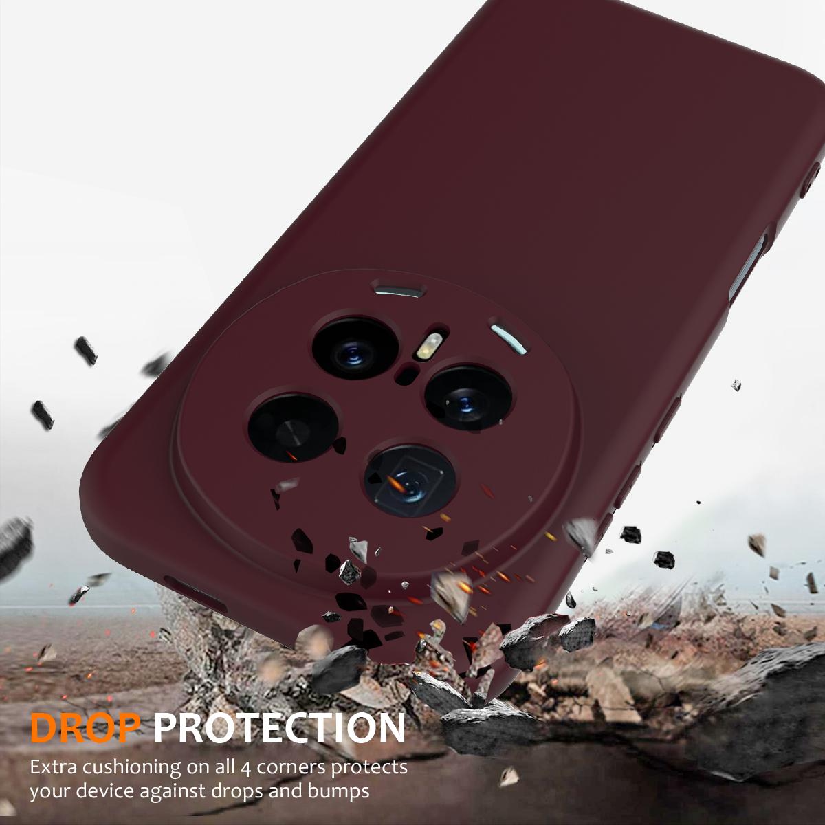 Honor Magic8 Pro Shockproof Silicone MagSafe Phone Case with Microfibre Lining Magnetic Cover