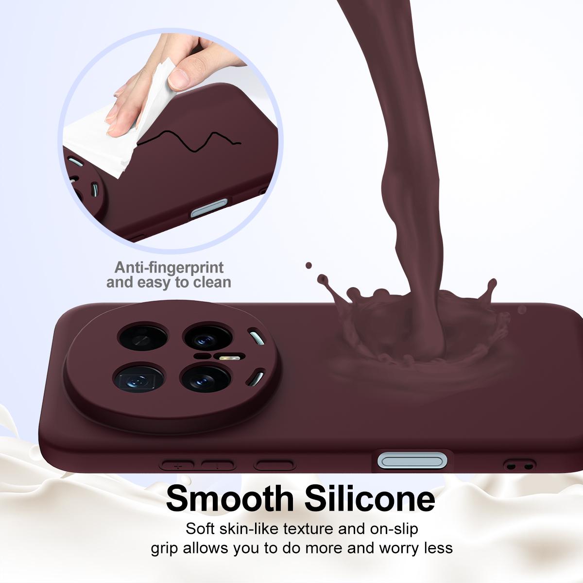 Honor Magic8 Pro Shockproof Silicone MagSafe Phone Case with Microfibre Lining Magnetic Cover