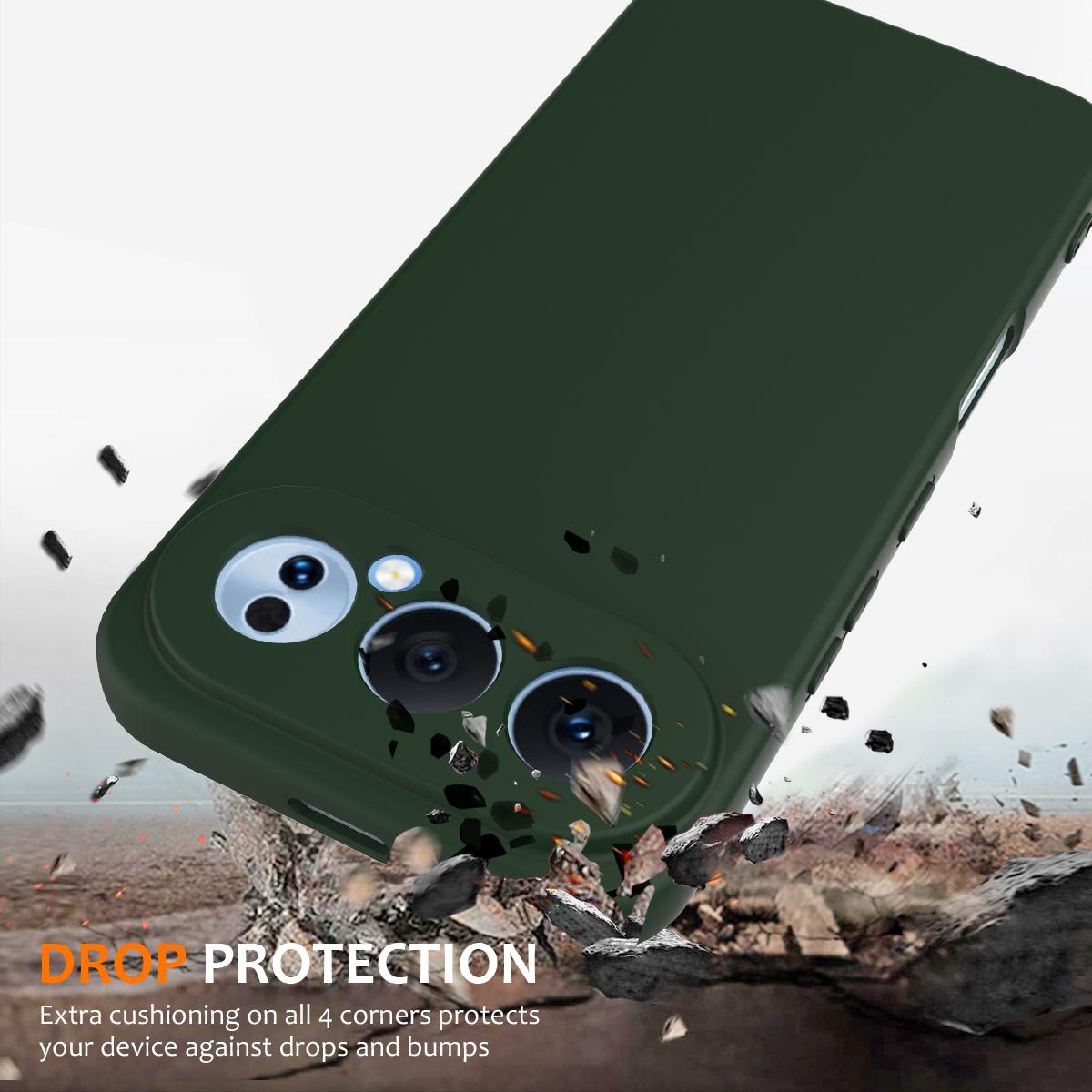 Honor 500 Pro Global 155.8mm Shockproof Silicone MagSafe Phone Case with Microfibre Lining Magnetic Cover
