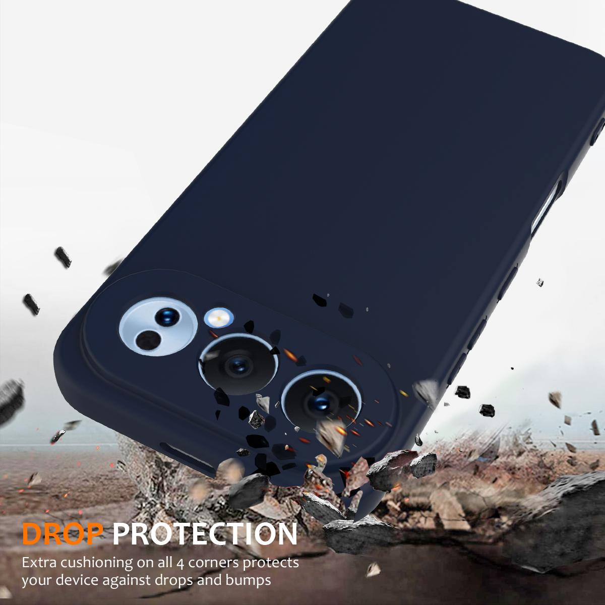 Honor 500 Global 155.8mm Shockproof Silicone MagSafe Phone Case with Microfibre Lining Magnetic Cover