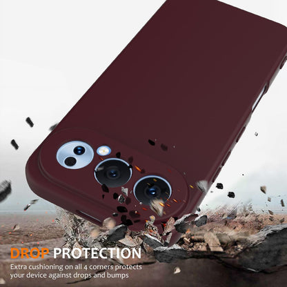 Honor 500 Global 155.8mm Shockproof Silicone MagSafe Phone Case with Microfibre Lining Magnetic Cover