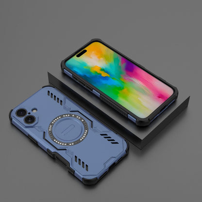 Apple iPhone 16 Plus Butterfly Armor MagSafe Magnetic Ring Shockproof Protective Phone Case with Stand