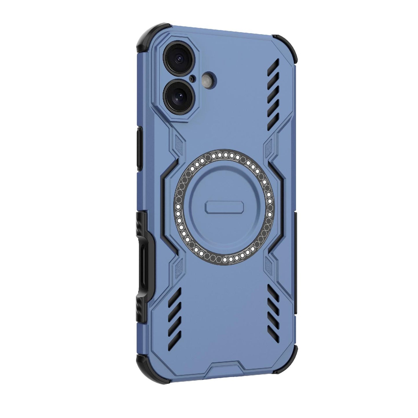 Apple iPhone 16 Plus Butterfly Armor MagSafe Magnetic Ring Shockproof Protective Phone Case with Stand