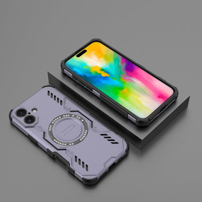 Apple iPhone 16 Plus Butterfly Armor MagSafe Magnetic Ring Shockproof Protective Phone Case with Stand