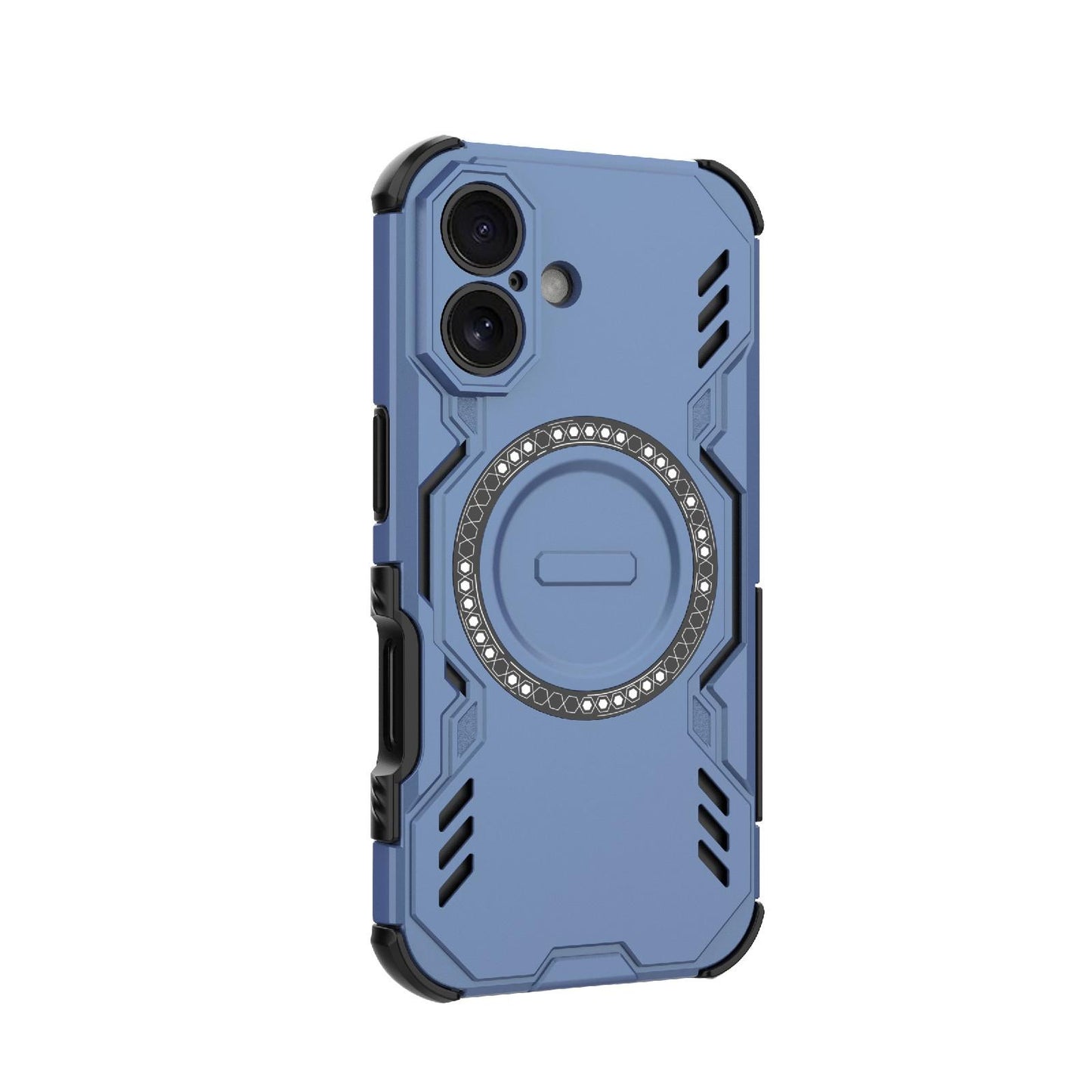 Apple iPhone 16 Butterfly Armor MagSafe Magnetic Ring Shockproof Protective Phone Case with Stand