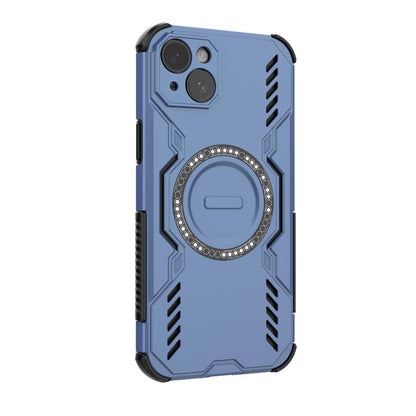 Apple iPhone 15 Plus Butterfly Armor MagSafe Magnetic Ring Shockproof Protective Phone Case with Stand