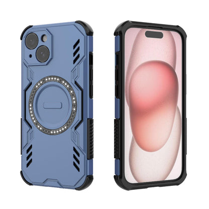 Apple iPhone 15 Butterfly Armor MagSafe Magnetic Ring Shockproof Protective Phone Case with Stand