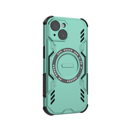 Apple iPhone 15 Butterfly Armor MagSafe Magnetic Ring Shockproof Protective Phone Case with Stand