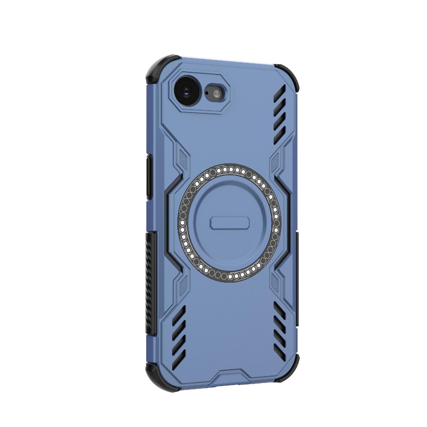 Apple iPhone 16e Butterfly Armor MagSafe Magnetic Ring Shockproof Protective Phone Case with Stand