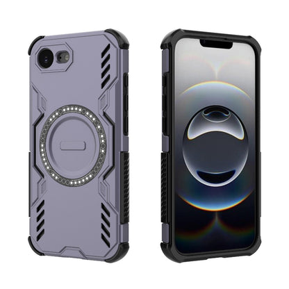 Apple iPhone 17e Butterfly Armor MagSafe Magnetic Ring Shockproof Protective Phone Case with Stand