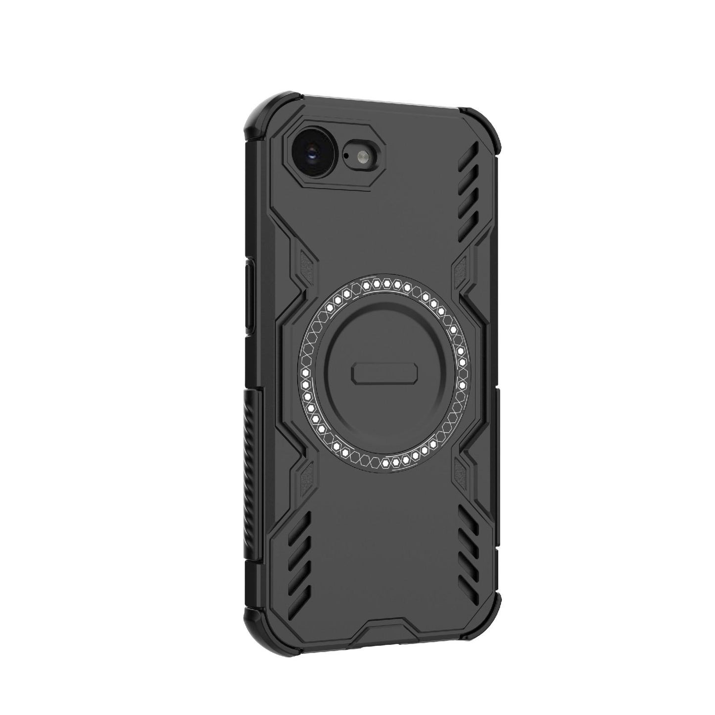 Apple iPhone 17e Butterfly Armor MagSafe Magnetic Ring Shockproof Protective Phone Case with Stand