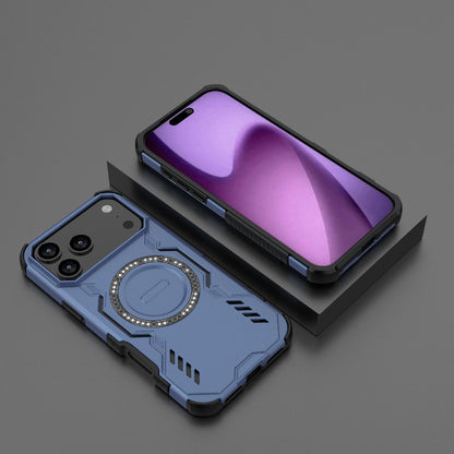 Apple iPhone 17 Pro Max Butterfly Armor MagSafe Magnetic Ring Shockproof Protective Phone Case with Stand