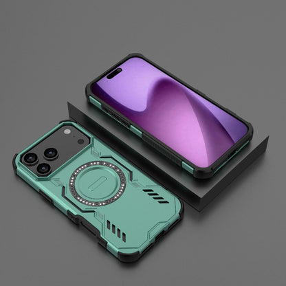 Apple iPhone 17 Pro Max Butterfly Armor MagSafe Magnetic Ring Shockproof Protective Phone Case with Stand