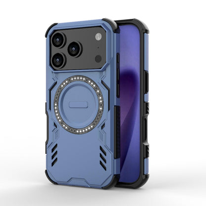 Apple iPhone 17 Pro Butterfly Armor MagSafe Magnetic Ring Shockproof Protective Phone Case with Stand