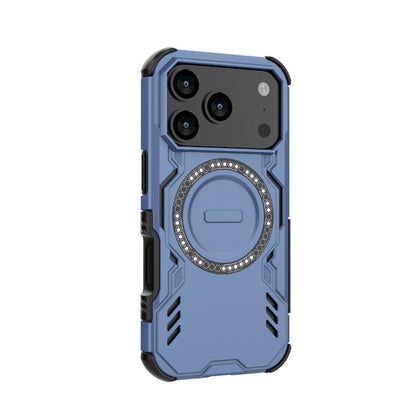 Apple iPhone 17 Pro Butterfly Armor MagSafe Magnetic Ring Shockproof Protective Phone Case with Stand