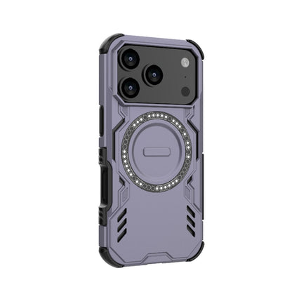 Apple iPhone 17 Pro Butterfly Armor MagSafe Magnetic Ring Shockproof Protective Phone Case with Stand