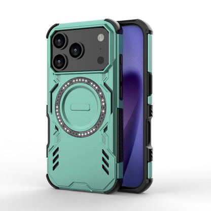 Apple iPhone 17 Pro Butterfly Armor MagSafe Magnetic Ring Shockproof Protective Phone Case with Stand