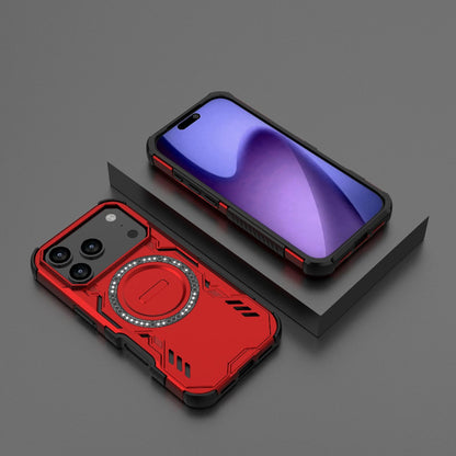Apple iPhone 17 Pro Butterfly Armor MagSafe Magnetic Ring Shockproof Protective Phone Case with Stand