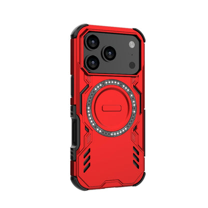 Apple iPhone 17 Pro Butterfly Armor MagSafe Magnetic Ring Shockproof Protective Phone Case with Stand