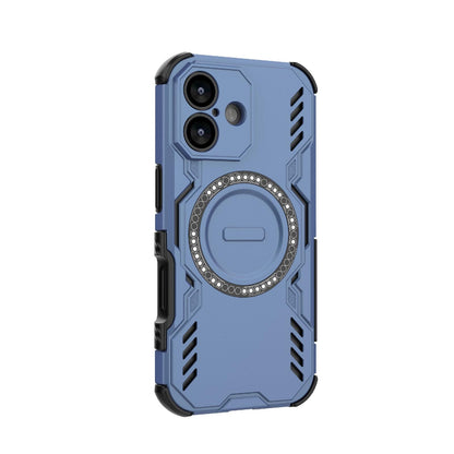 Apple iPhone 17 Butterfly Armor MagSafe Magnetic Ring Shockproof Protective Phone Case with Stand