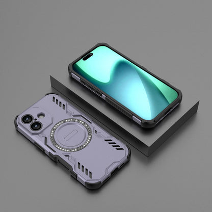 Apple iPhone 17 Butterfly Armor MagSafe Magnetic Ring Shockproof Protective Phone Case with Stand