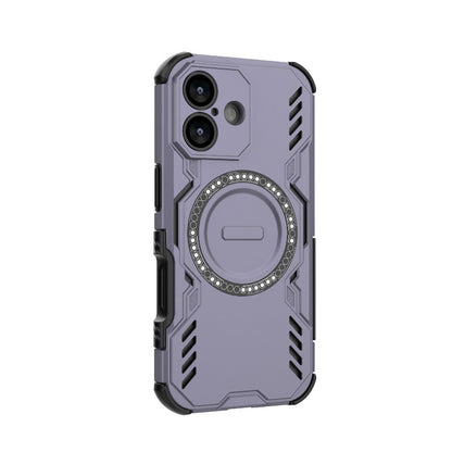 Apple iPhone 17 Butterfly Armor MagSafe Magnetic Ring Shockproof Protective Phone Case with Stand