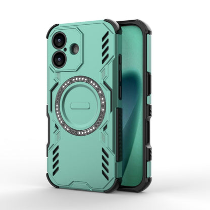 Apple iPhone 17 Butterfly Armor MagSafe Magnetic Ring Shockproof Protective Phone Case with Stand