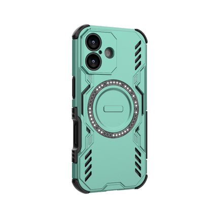 Apple iPhone 17 Butterfly Armor MagSafe Magnetic Ring Shockproof Protective Phone Case with Stand