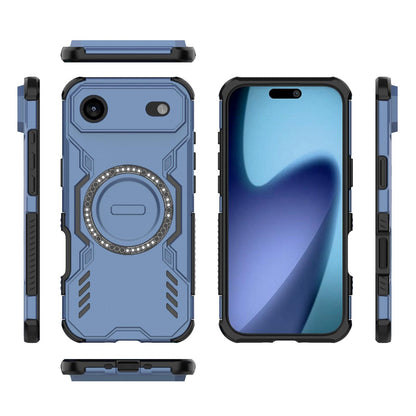Apple iPhone Air Butterfly Armor MagSafe Magnetic Ring Shockproof Protective Phone Case with Stand