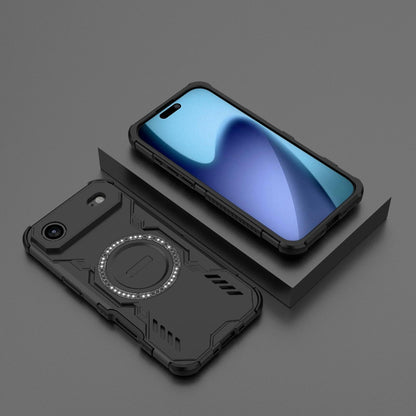 Apple iPhone Air Butterfly Armor MagSafe Magnetic Ring Shockproof Protective Phone Case with Stand