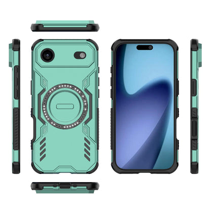 Apple iPhone Air Butterfly Armor MagSafe Magnetic Ring Shockproof Protective Phone Case with Stand