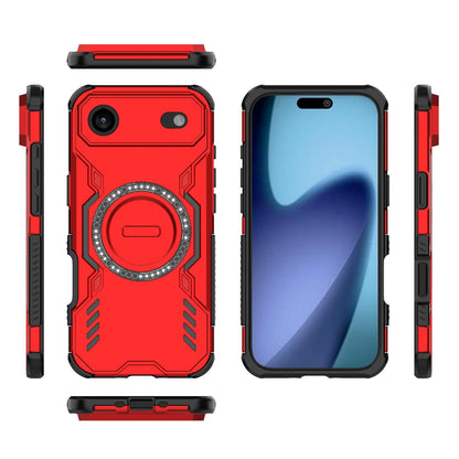 Apple iPhone Air Butterfly Armor MagSafe Magnetic Ring Shockproof Protective Phone Case with Stand