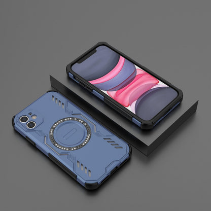 Apple iPhone 11 Butterfly Armor MagSafe Magnetic Ring Shockproof Protective Phone Case with Stand