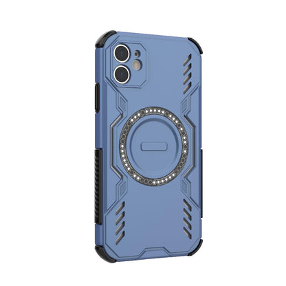 Apple iPhone 11 Butterfly Armor MagSafe Magnetic Ring Shockproof Protective Phone Case with Stand