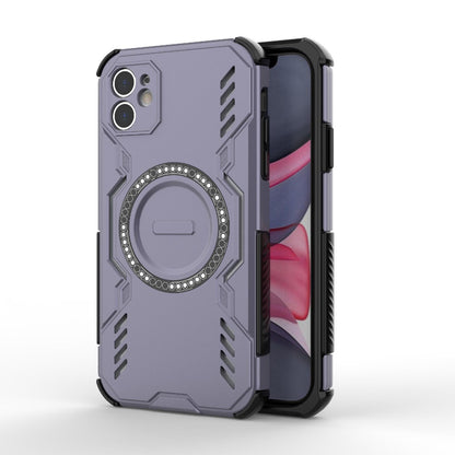 Apple iPhone 11 Butterfly Armor MagSafe Magnetic Ring Shockproof Protective Phone Case with Stand