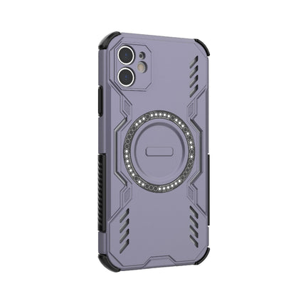 Apple iPhone 11 Butterfly Armor MagSafe Magnetic Ring Shockproof Protective Phone Case with Stand