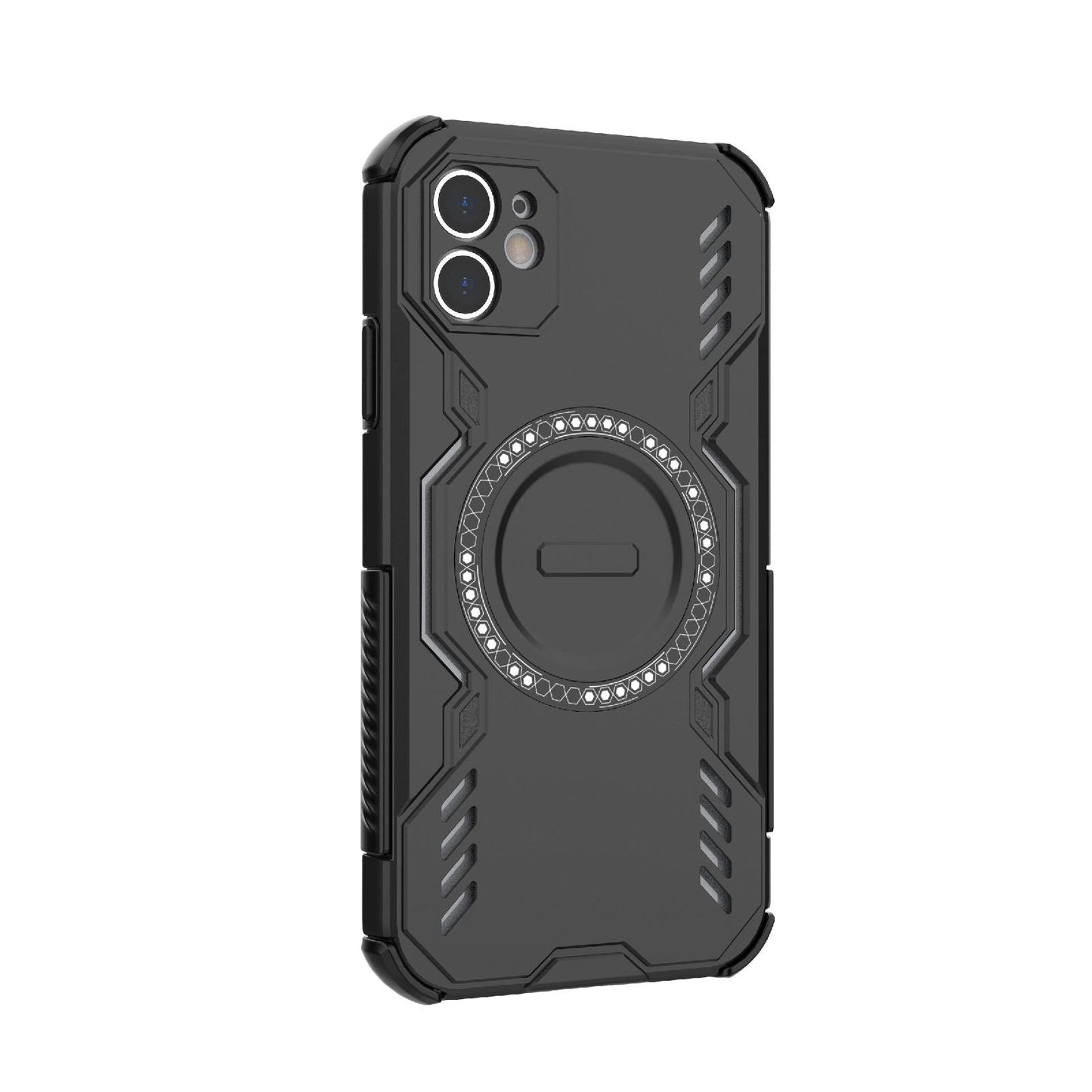 Apple iPhone 11 Butterfly Armor MagSafe Magnetic Ring Shockproof Protective Phone Case with Stand