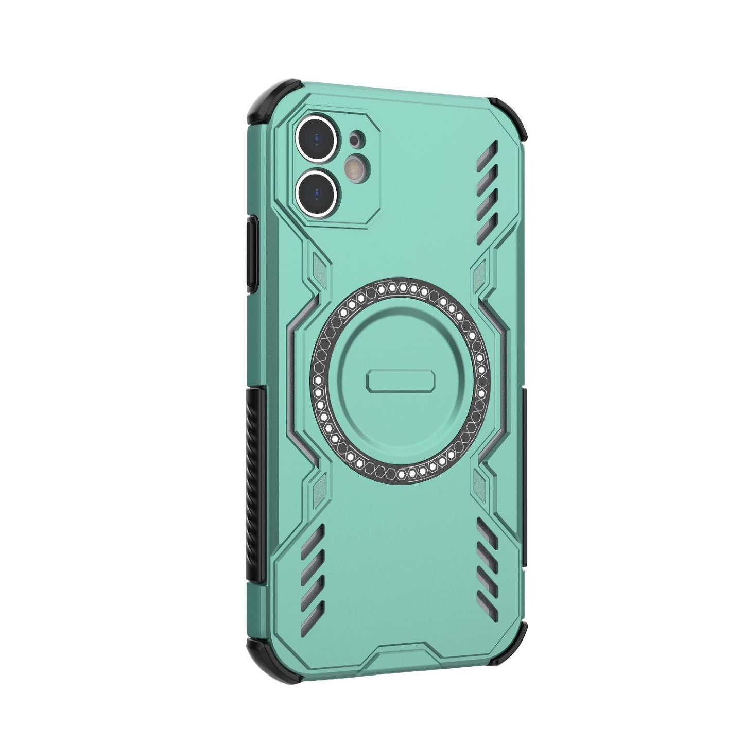 Apple iPhone 11 Butterfly Armor MagSafe Magnetic Ring Shockproof Protective Phone Case with Stand