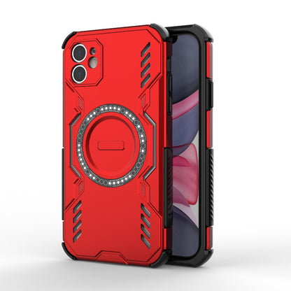 Apple iPhone 11 Butterfly Armor MagSafe Magnetic Ring Shockproof Protective Phone Case with Stand