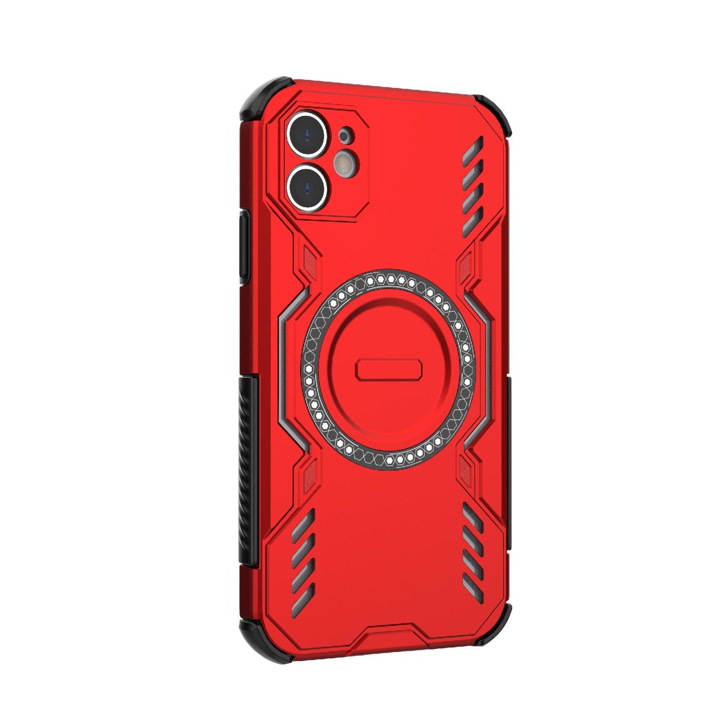 Apple iPhone 11 Butterfly Armor MagSafe Magnetic Ring Shockproof Protective Phone Case with Stand