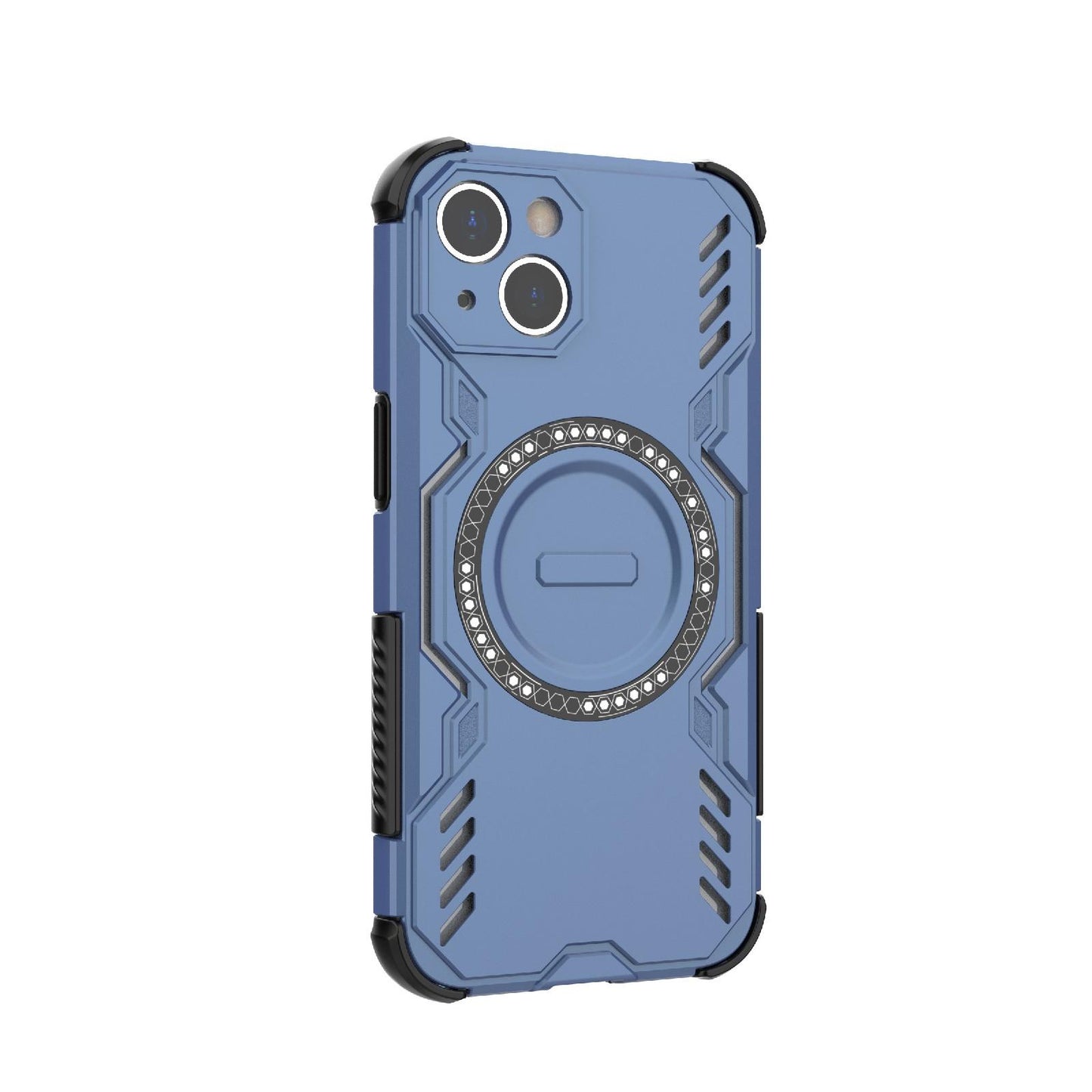 Apple iPhone 13 Butterfly Armor MagSafe Magnetic Ring Shockproof Protective Phone Case with Stand